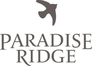Paradise Ridge with bird logo