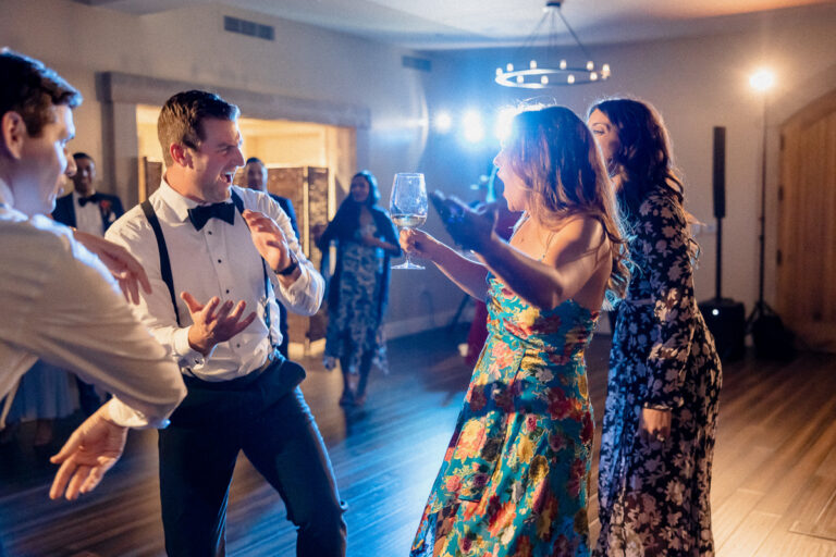 dance floor reception in Nagasawa Room