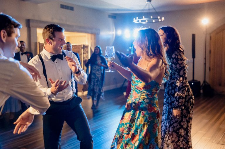 dance floor reception in Nagasawa Room